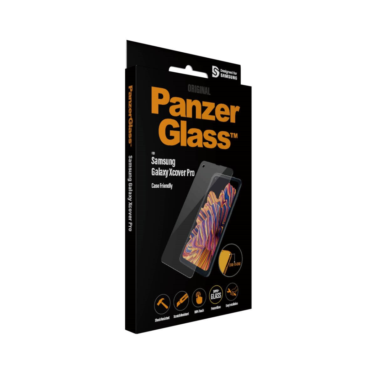 panzerglass-displayschutz-samsung-galaxy-xcover-pro-edge-to-edge-case-friendly image 4