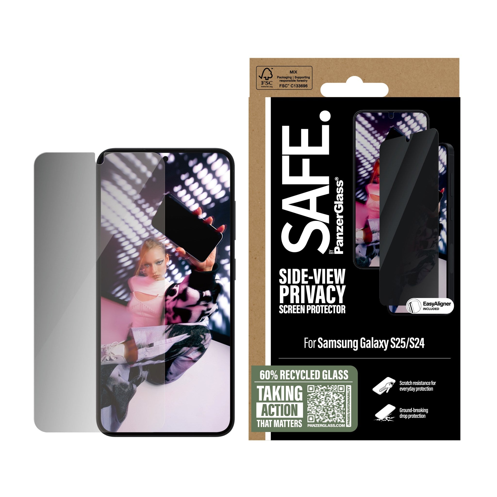safe-by-panzerglass-2-way-privacy-displayschutz-f-r-samsung-galaxy-s25-s24-mit-e image 2