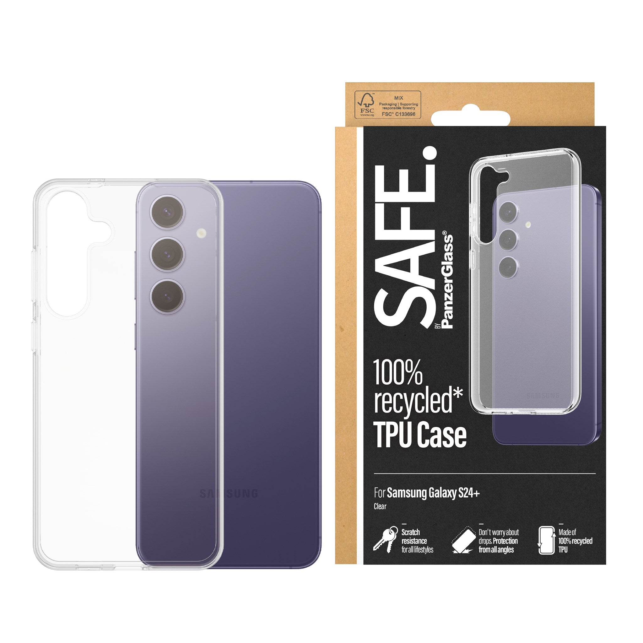 safe-by-panzerglass-tpu-case-transparent-samsung-galaxy-s24 image 2