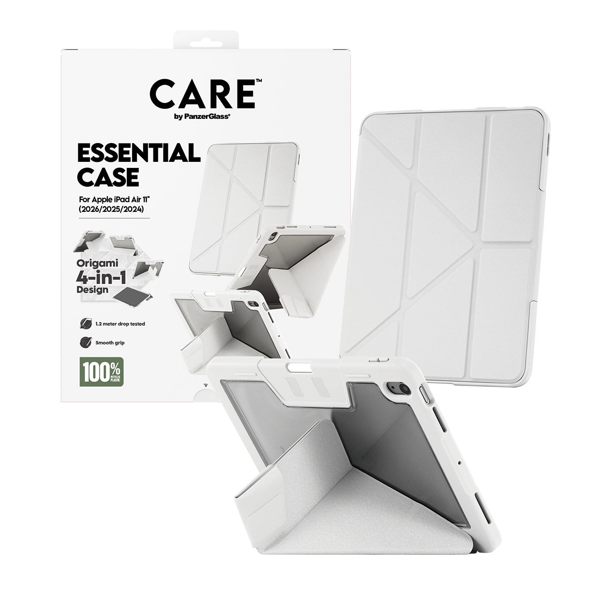 care-by-panzerglass-essential-case-hell-grau-ipad-air-11-2024-2026-origami image 5