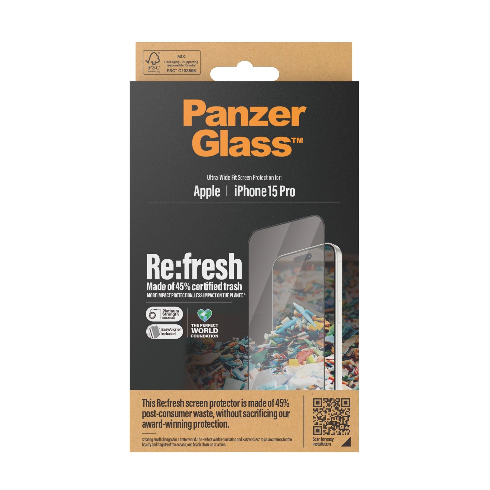 panzerglass-re-fresh-displayschutz-iphone-15-pro-ultra-wide-fit-mit-easyaligner image 3