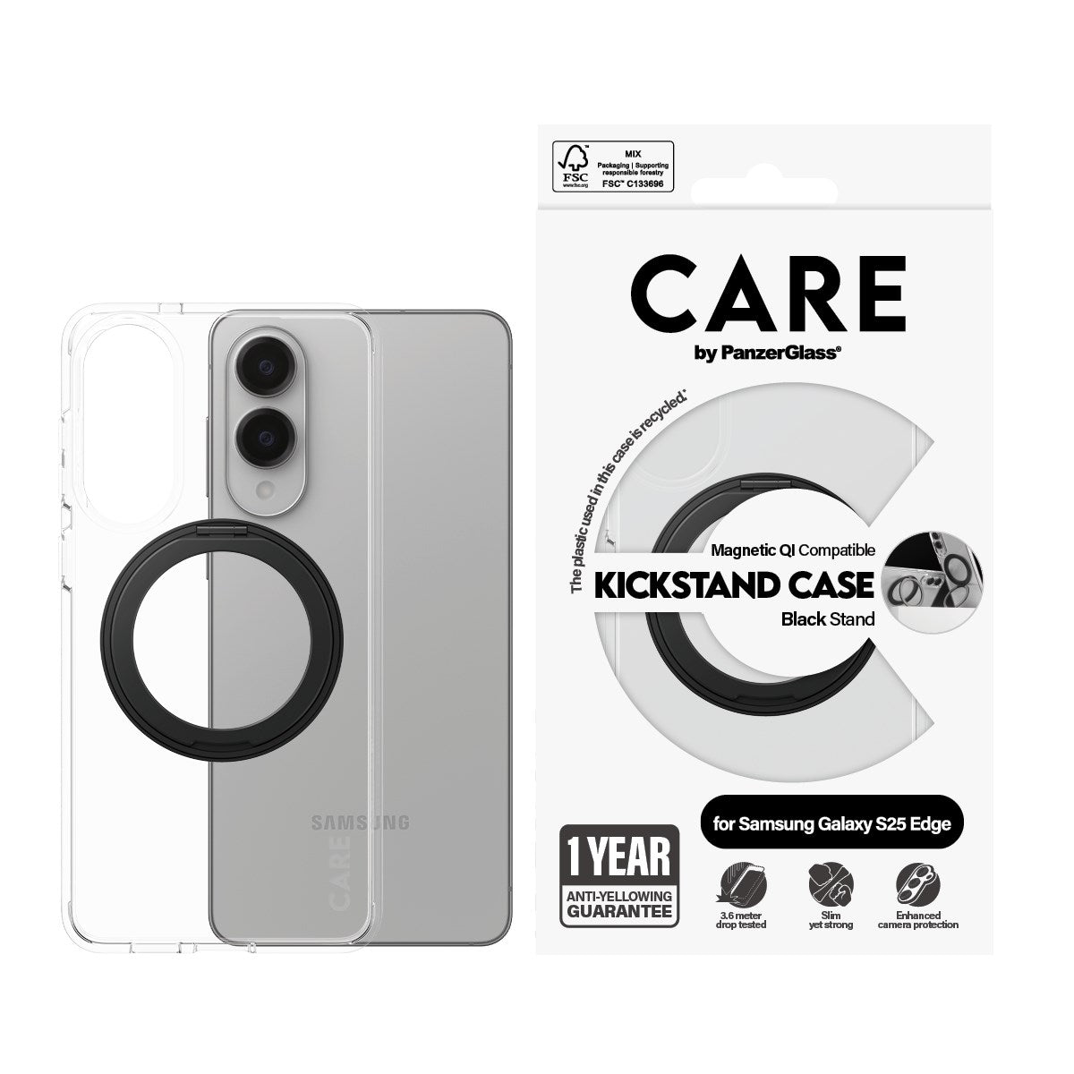 care-by-panzerglass-kickstand-case-transparent-qi-f-r-samsung-galaxy-s25-edge-5g image 2