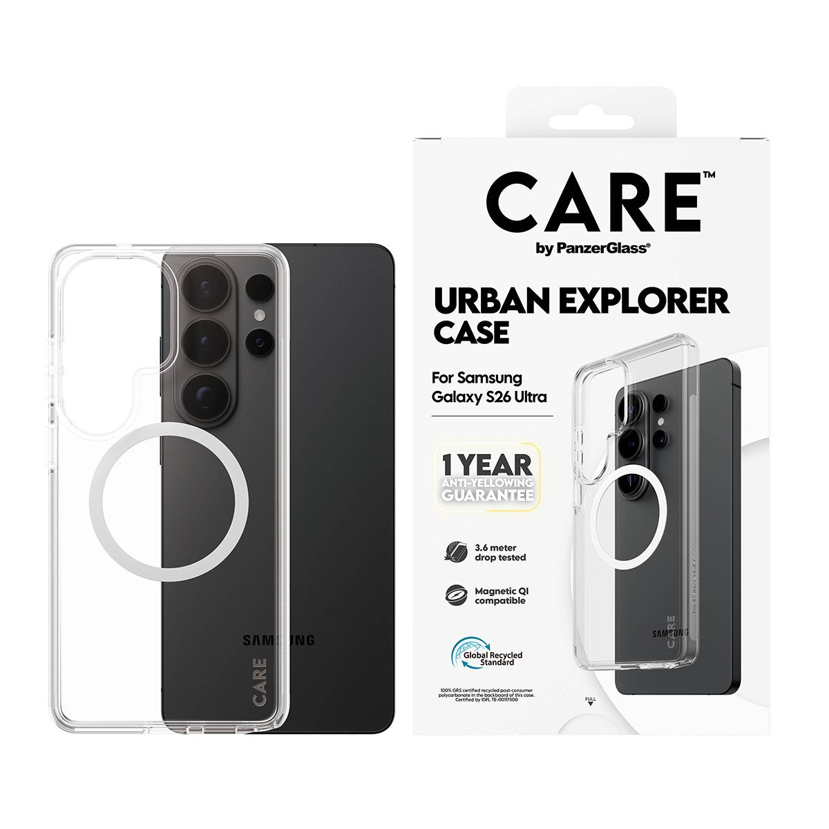 care-by-panzerglass-urban-explorer-case-samsung-galaxy-s26-ultra-transparent-wei image 2