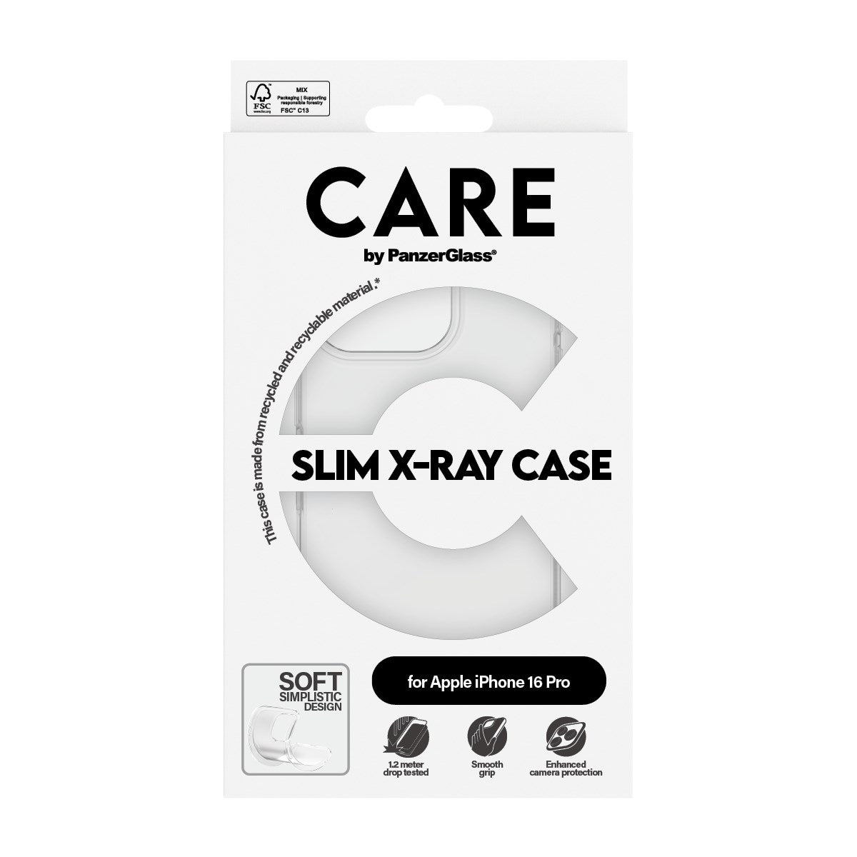 care-by-panzerglass-x-ray-case-transparent-iphone-16-pro image 3