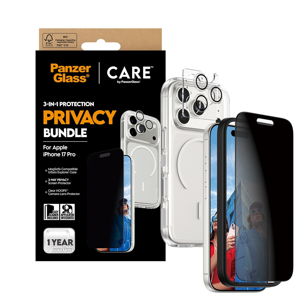 panzerglass-care-3-in-1-privacy-set-iphone-17-pro-displayschutz image 6