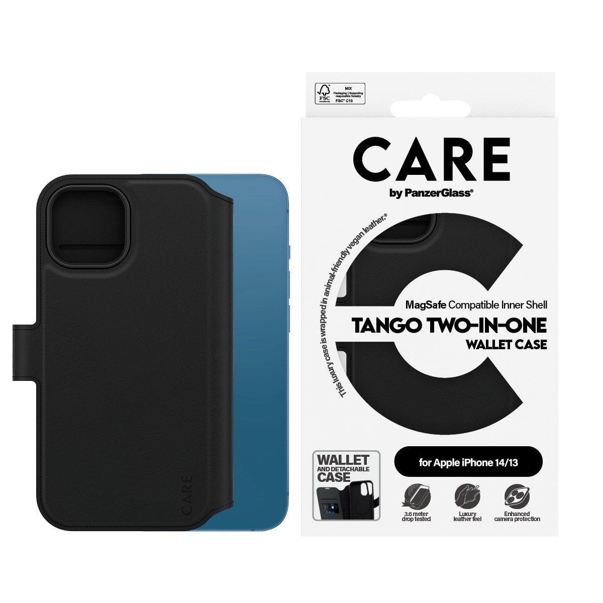 care-by-panzerglass-tango-2-in-1-wallet-case-mit-magsafe-f-r-iphone-14-13 image 2