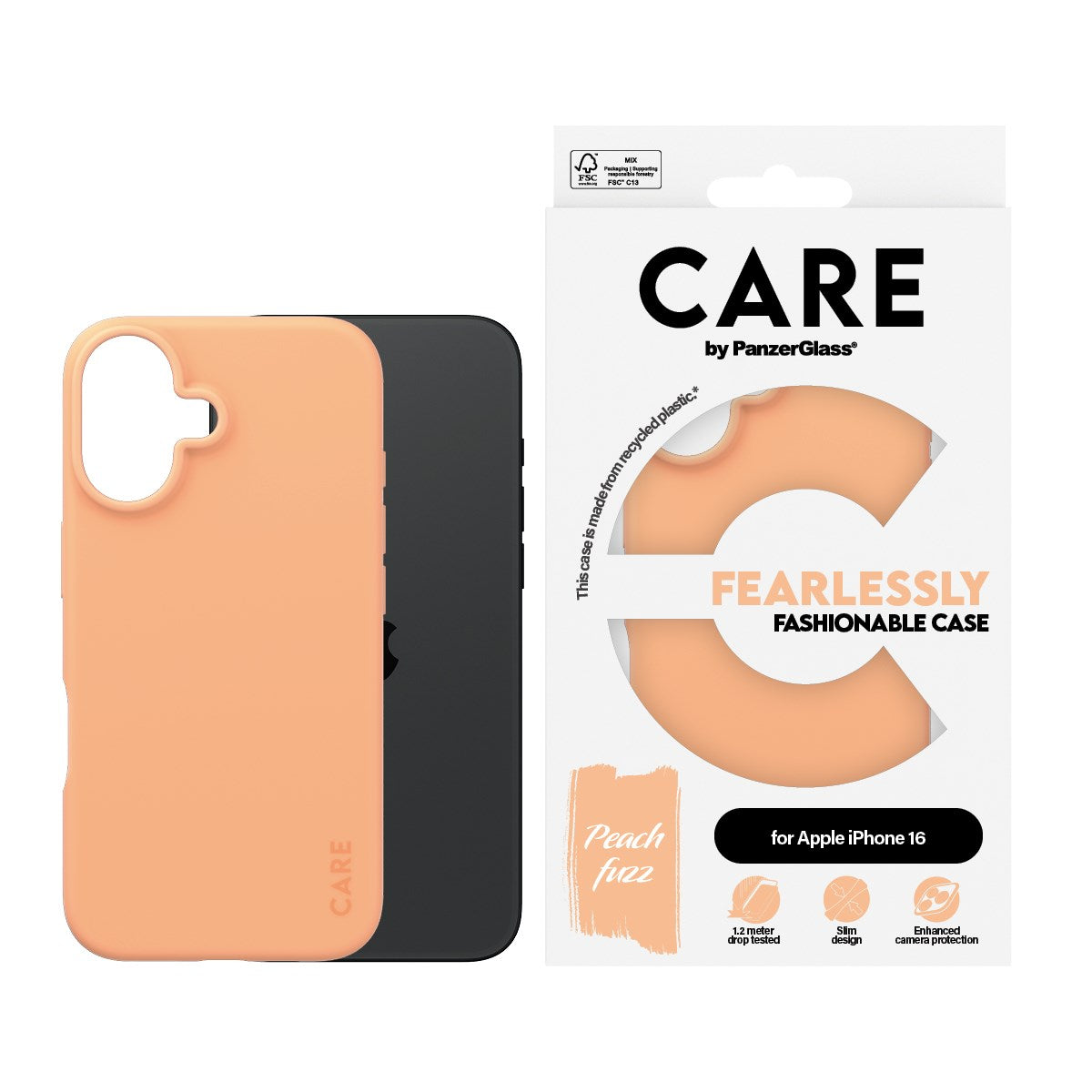 care-by-panzerglass-case-peachy-iphone-16-fashion-h-lle image 2