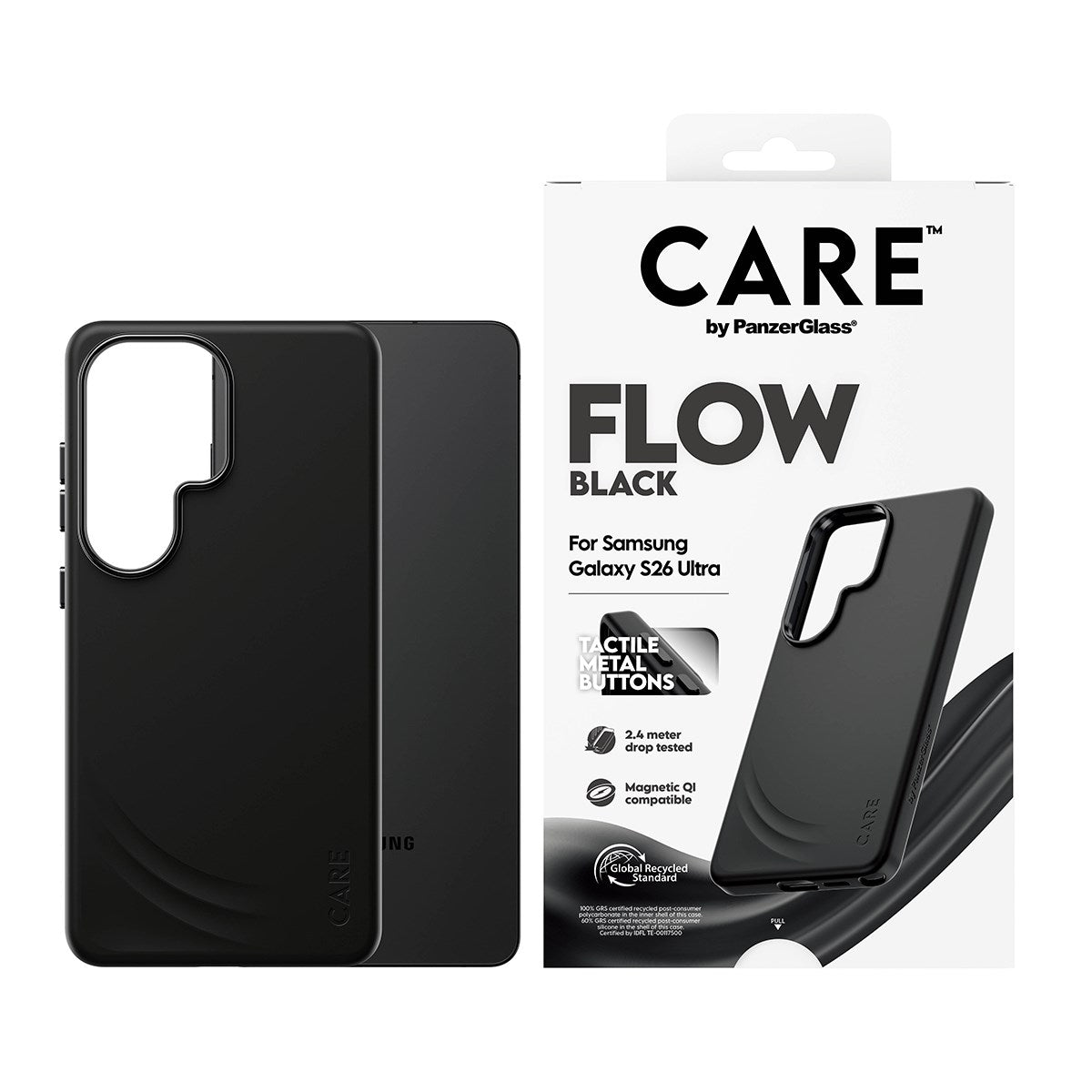 care-by-panzerglass-flow-case-schwarz-mit-qi-f-r-samsung-galaxy-s26-ultra image 2