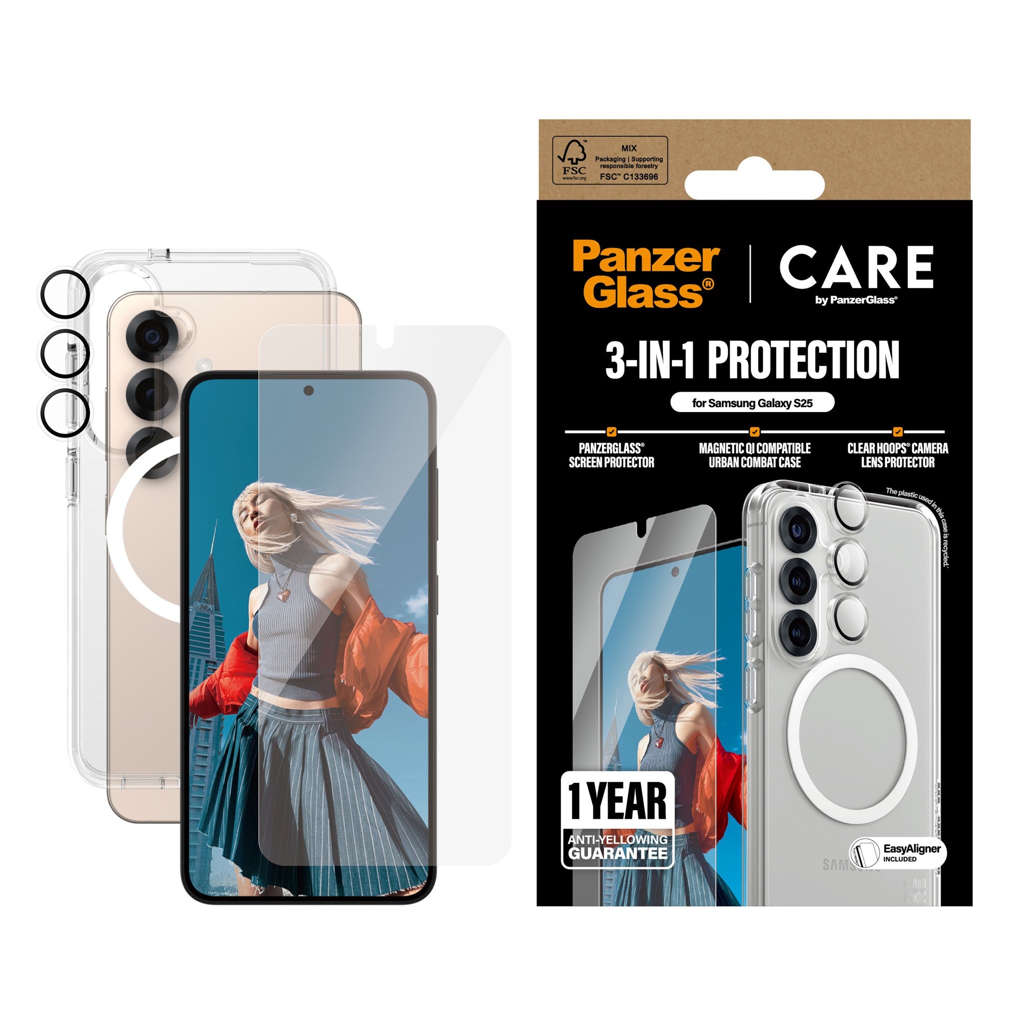 care-by-panzerglass-3-in-1-set-samsung-galaxy-s25 image 2
