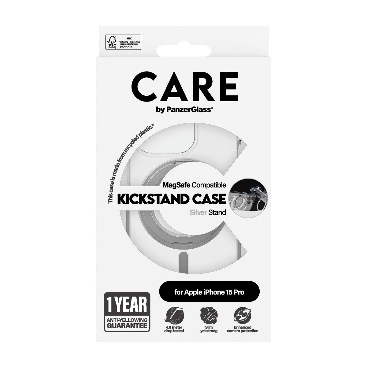 care-by-panzerglass-case-transparent-mit-silber-kickstand-und-magsafe-f-r-iphone-2 image 3