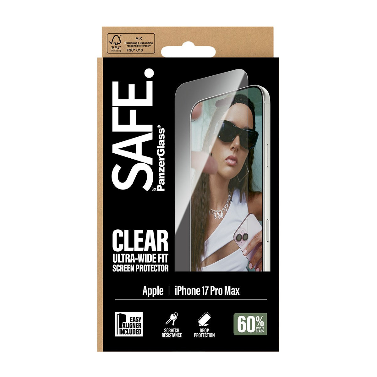 safe-by-panzerglass-displayschutz-iphone-17-pro-max-ultra-wide-fit-mit-easyalign image 3