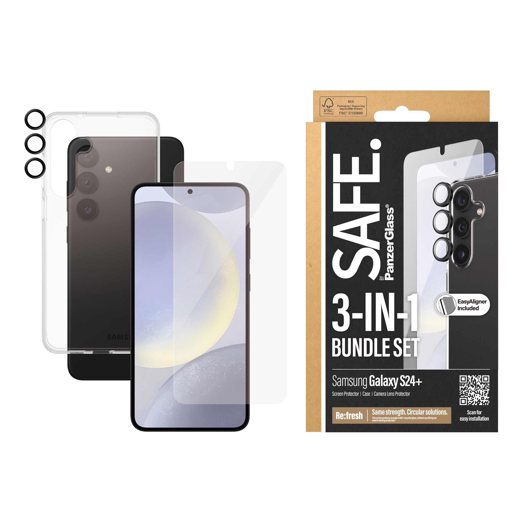 safe-by-panzerglass-3-in-1-set-samsung-galaxy-s24-displayschutz image 2