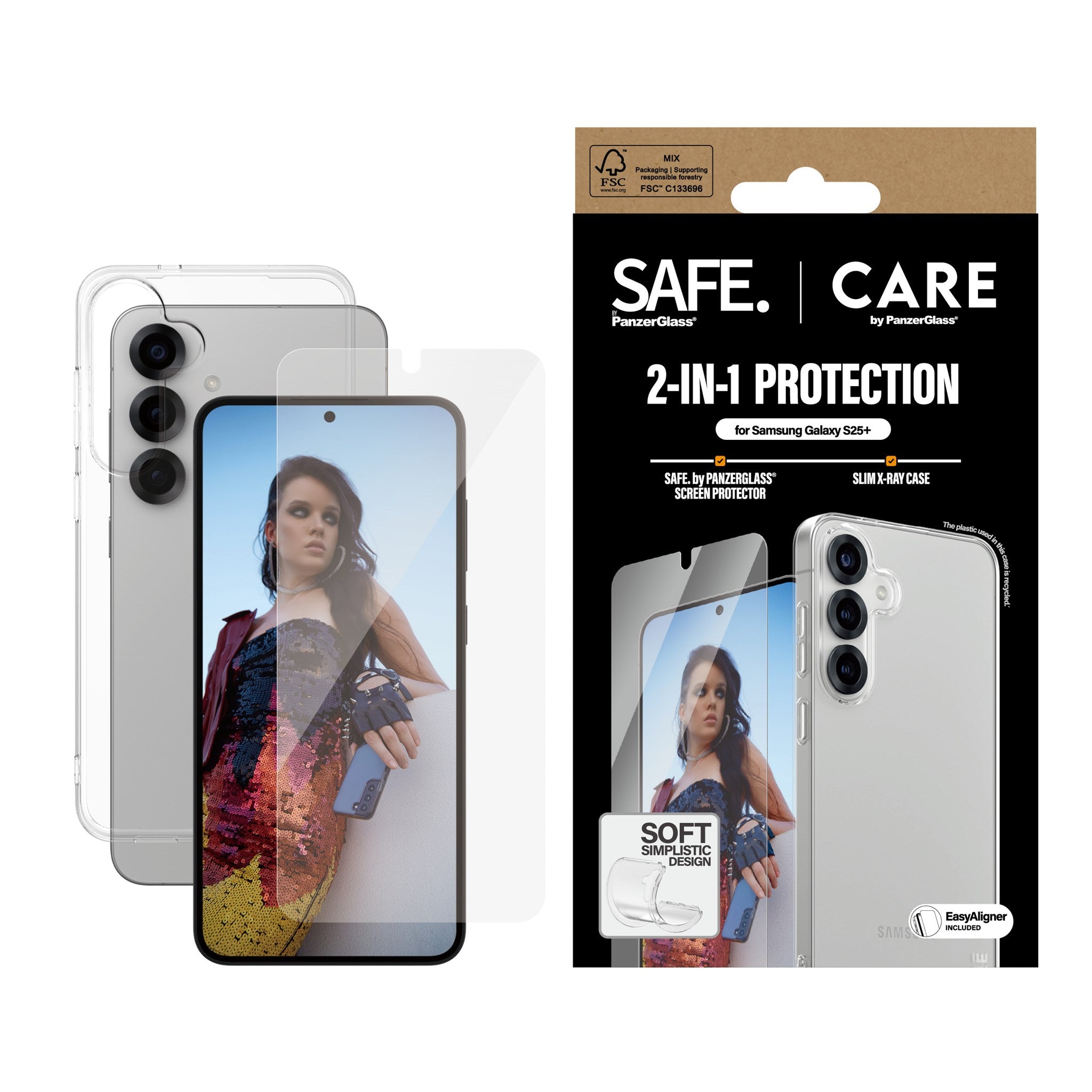 care-by-panzerglass-fashion-2-in-1-set-samsung-galaxy-s25-displayschutz-h-lle image 2