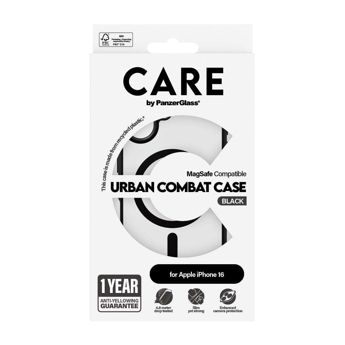 care-by-panzerglass-urban-combat-case-transparent-mit-magsafe-iphone-16 image 3