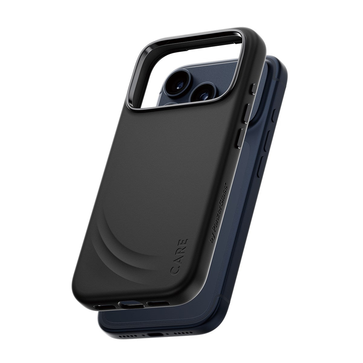 care-by-panzerglass-flow-case-schwarz-mit-haptic-button-und-magsafe-f-r-apple-ip image 1