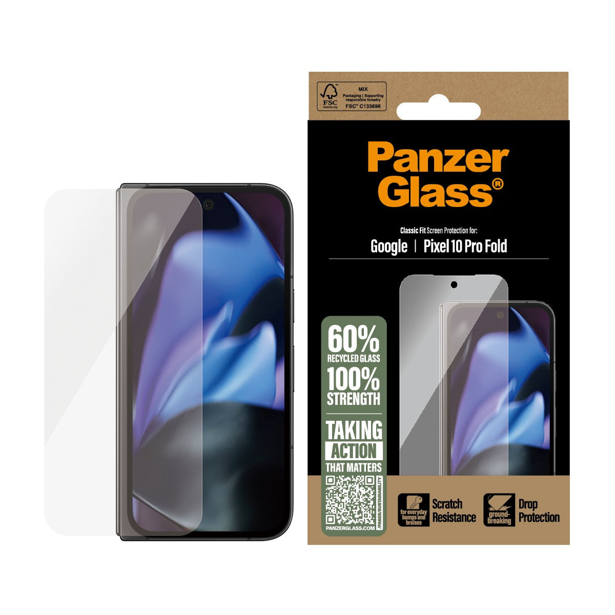panzerglass-displayschutz-google-pixel-10-pro-fold-5g-classic-fit image 2