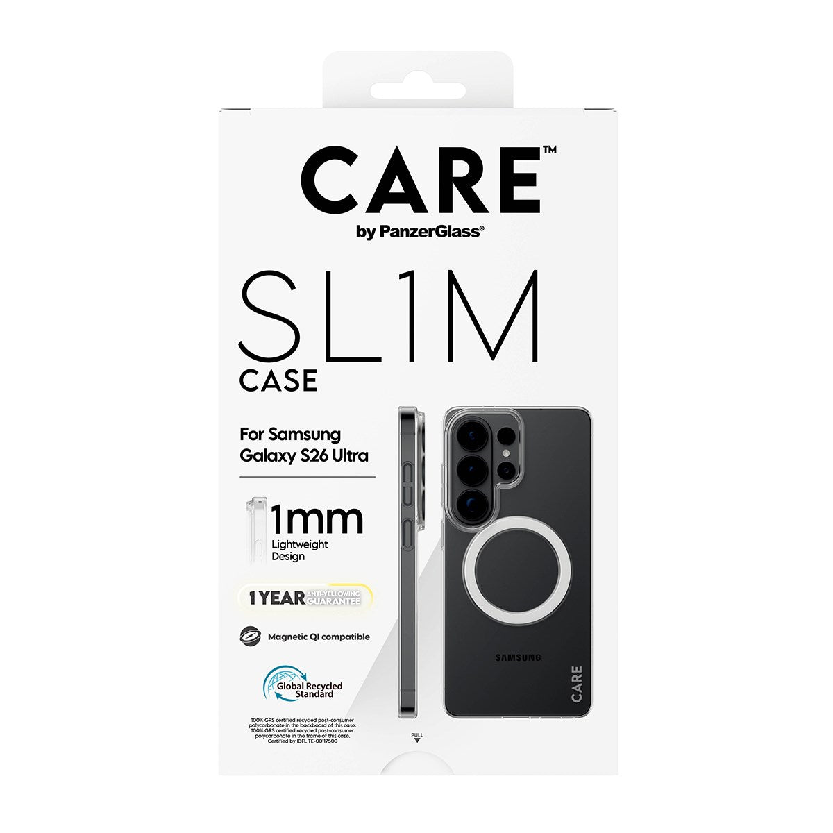 care-by-panzerglass-sl1m-case-transparent-mit-qi-f-r-samsung-galaxy-s26-ultra image 3