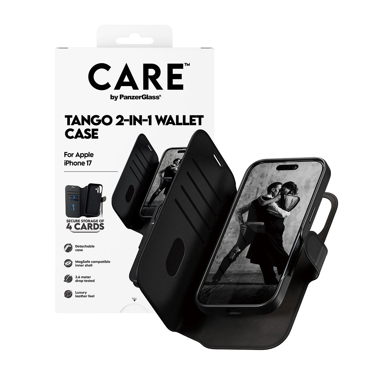 care-by-panzerglass-tango-2-in-1-wallet-case-magsafe-iphone-17-veganes-leder image 5