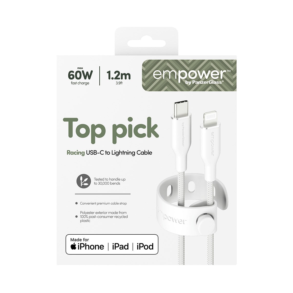 empower-by-panzerglass-racing-kabel-60w-usb-c-auf-lightning-1-2-m-silber-wei image 3