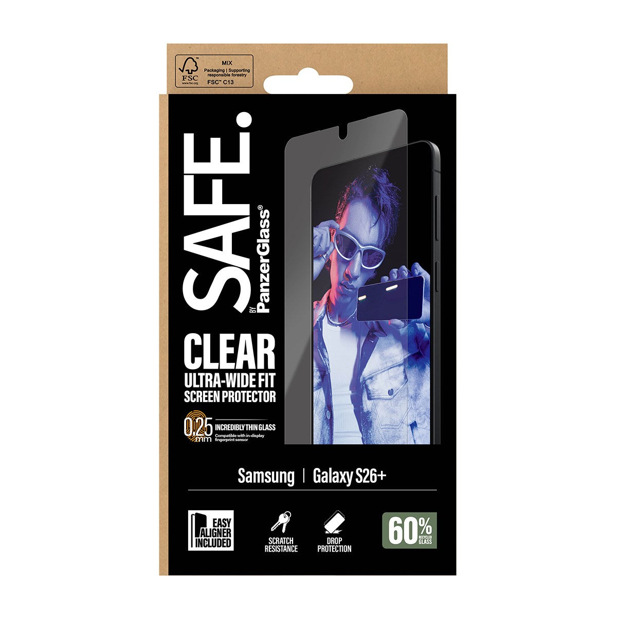 safe-by-panzerglass-displayschutz-samsung-galaxy-s26-ultra-wide-fit-mit-easyalig image 3