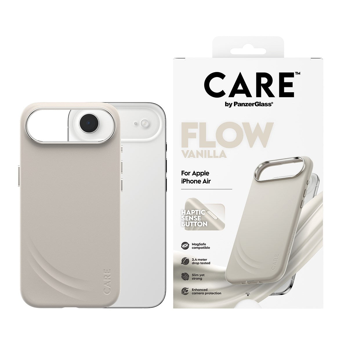 care-by-panzerglass-flow-case-vanilla-mit-haptic-button-und-magsafe-f-r-iphone-a image 2