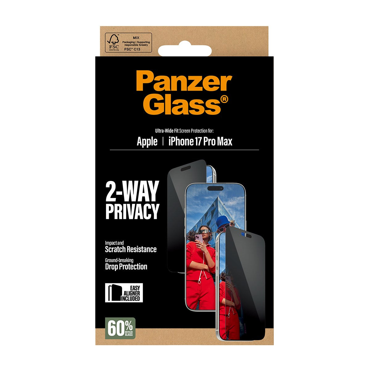 panzerglass-2-way-privacy-displayschutz-iphone-17-pro-max-ultra-wide-fit-mit-eas image 3