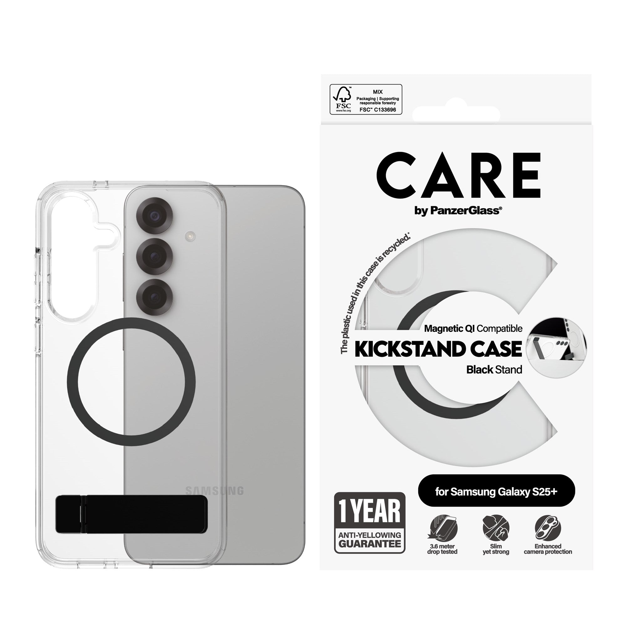care-by-panzerglass-kickstand-case-transparent-qi-f-r-samsung-galaxy-s25 image 2
