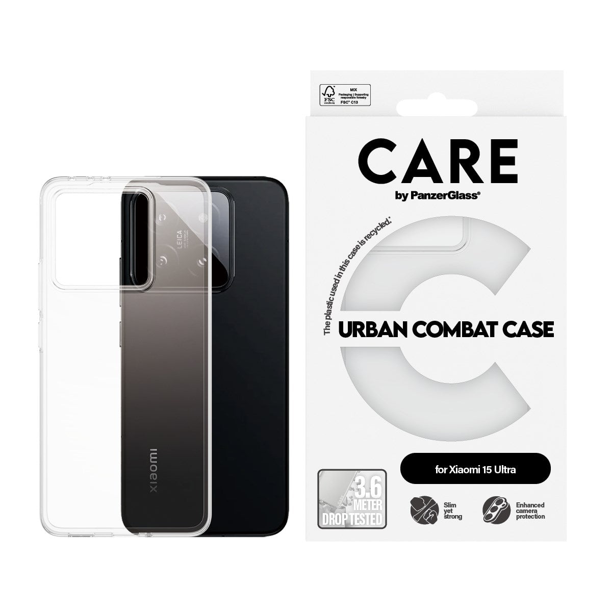 care-by-panzerglass-urban-combat-case-transparent-f-r-xiaomi-15-ultra image 2