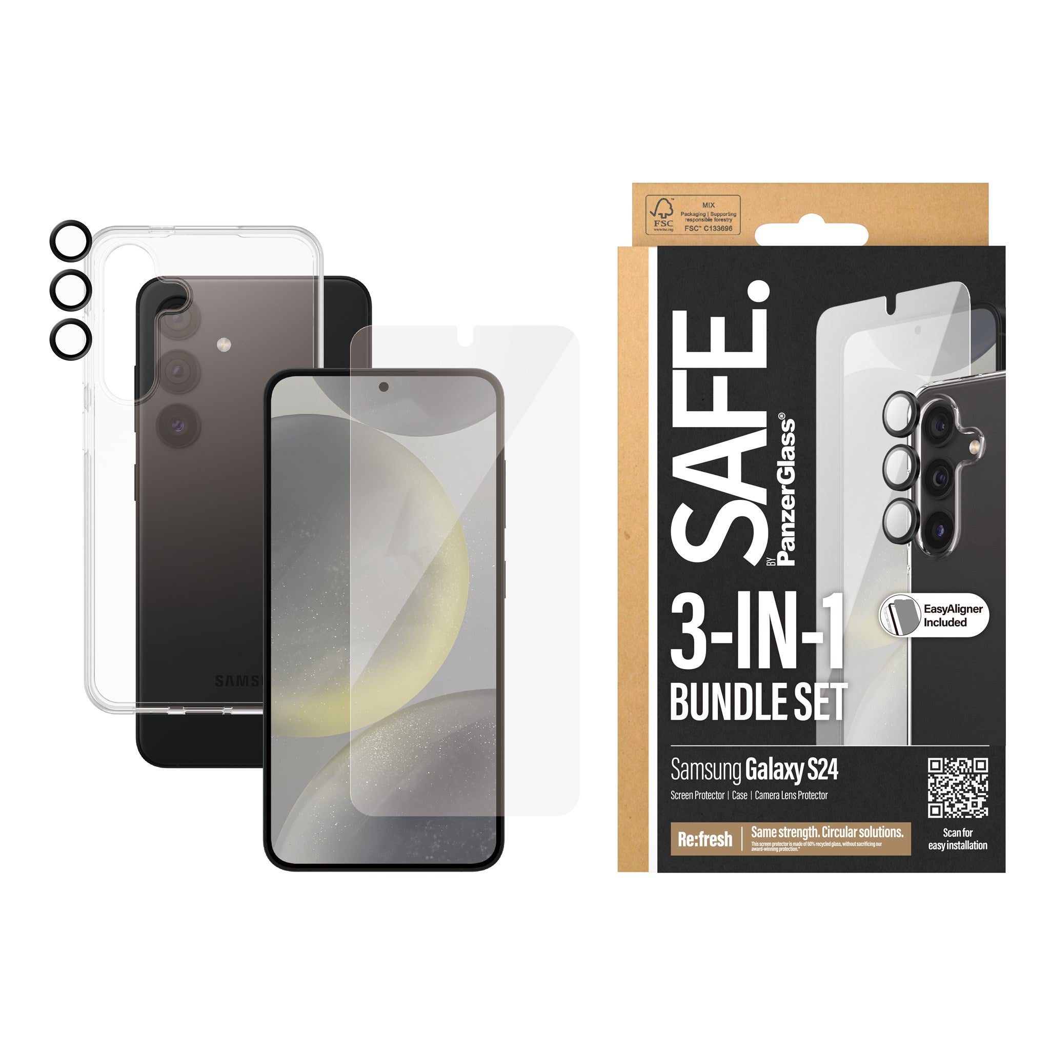 safe-by-panzerglass-3-in-1-set-f-r-samsung-galaxy-s24 image 2