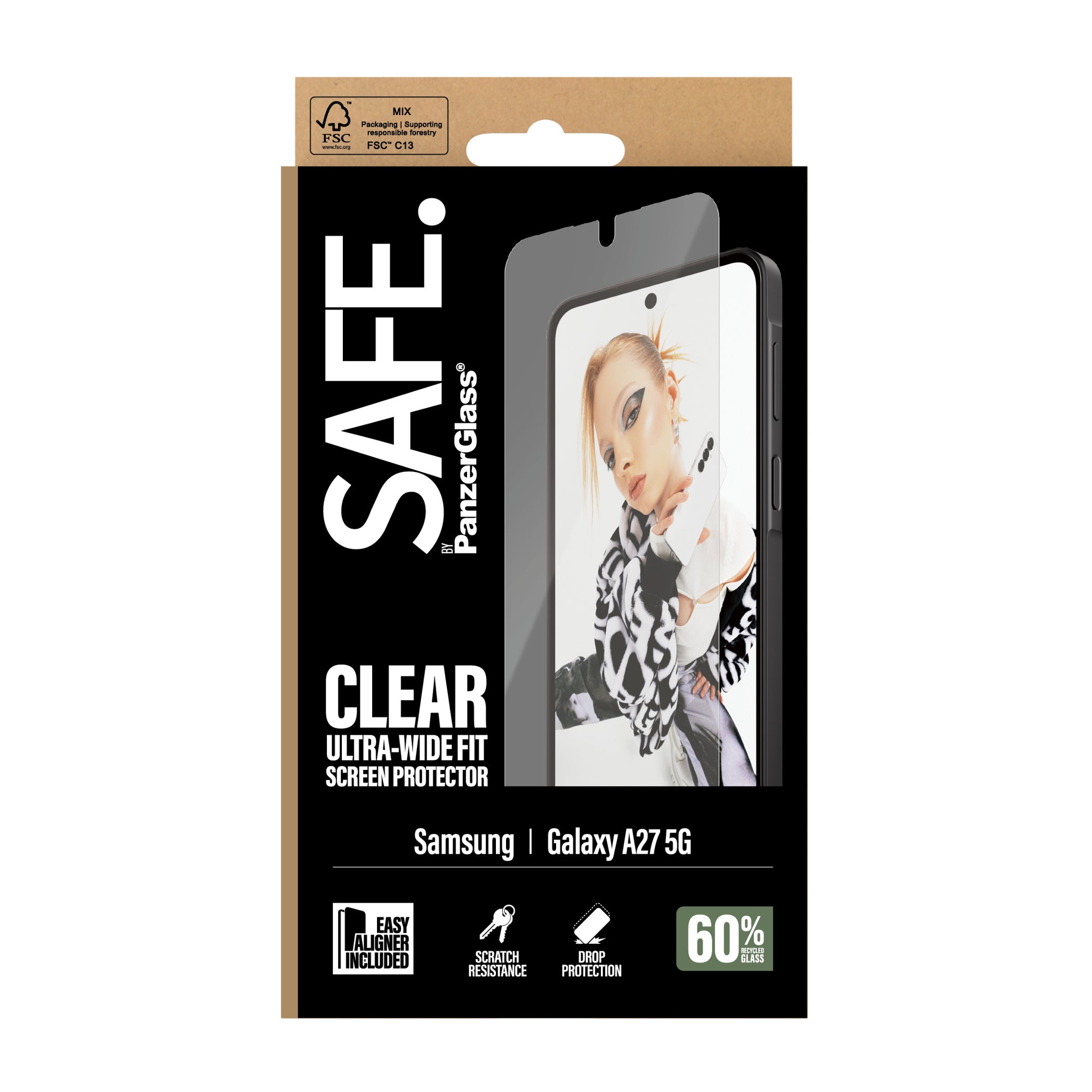 safe-by-panzerglass-displayschutz-samsung-galaxy-a27-5g-ultra-wide-fit-mit-easya image 3
