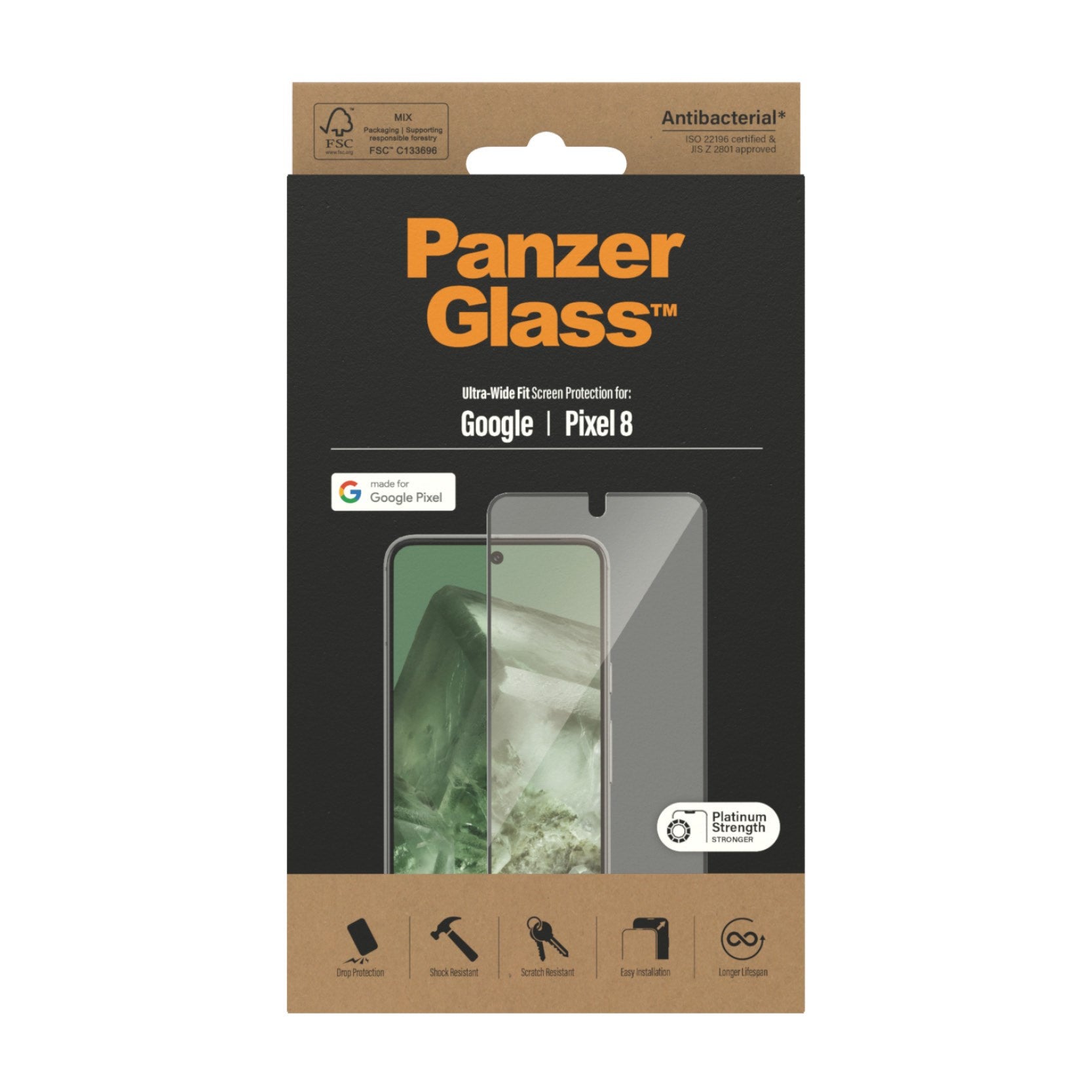 panzerglass-displayschutz-ultra-wide-fit-f-r-google-pixel-8 image 3