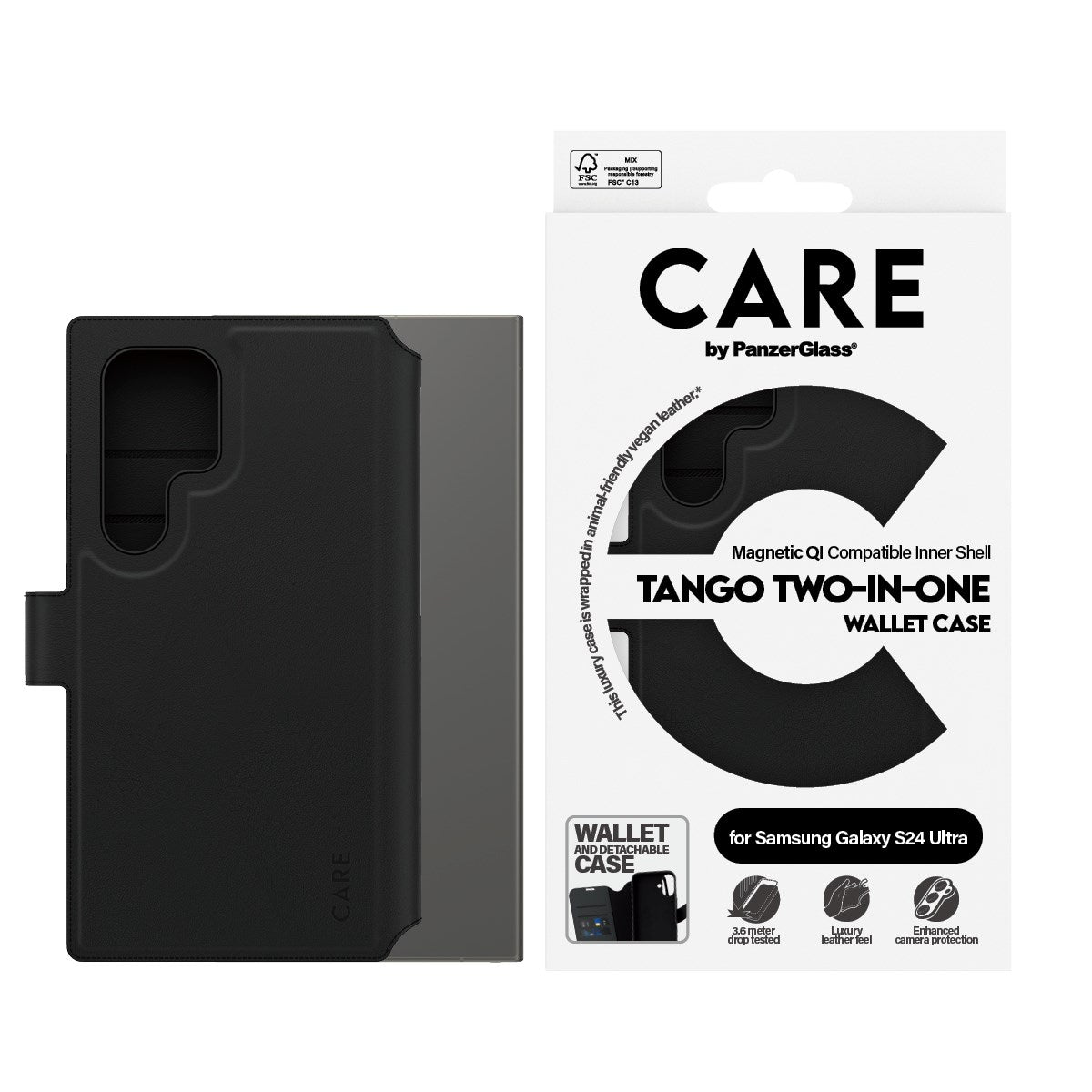 care-by-panzerglass-case-tango-2-in-1-wallet-qi-samsung-galaxy-s24-ultra image 2