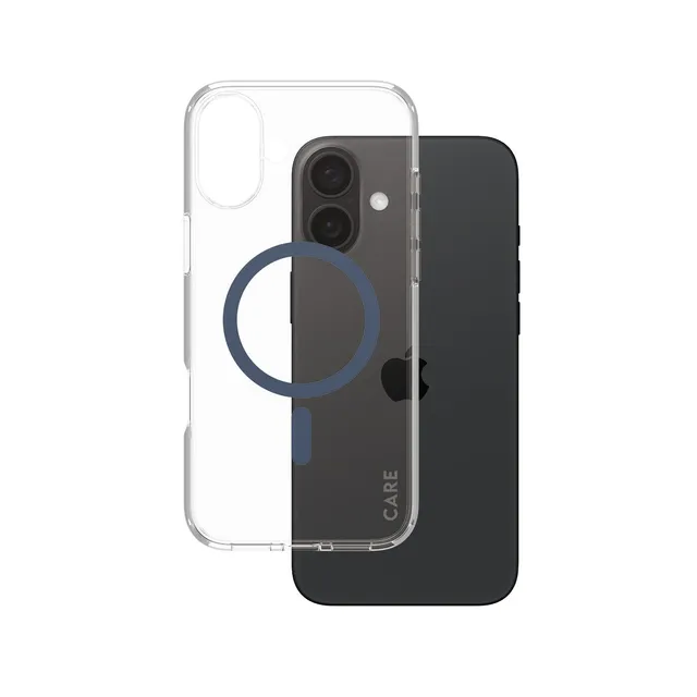 care-by-panzerglass-urban-combat-case-transparent-blau-magsafe-iphone-16-plus image 1