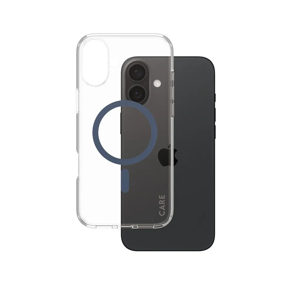 care-by-panzerglass-urban-combat-case-transparent-blau-magsafe-iphone-16-plus image 1