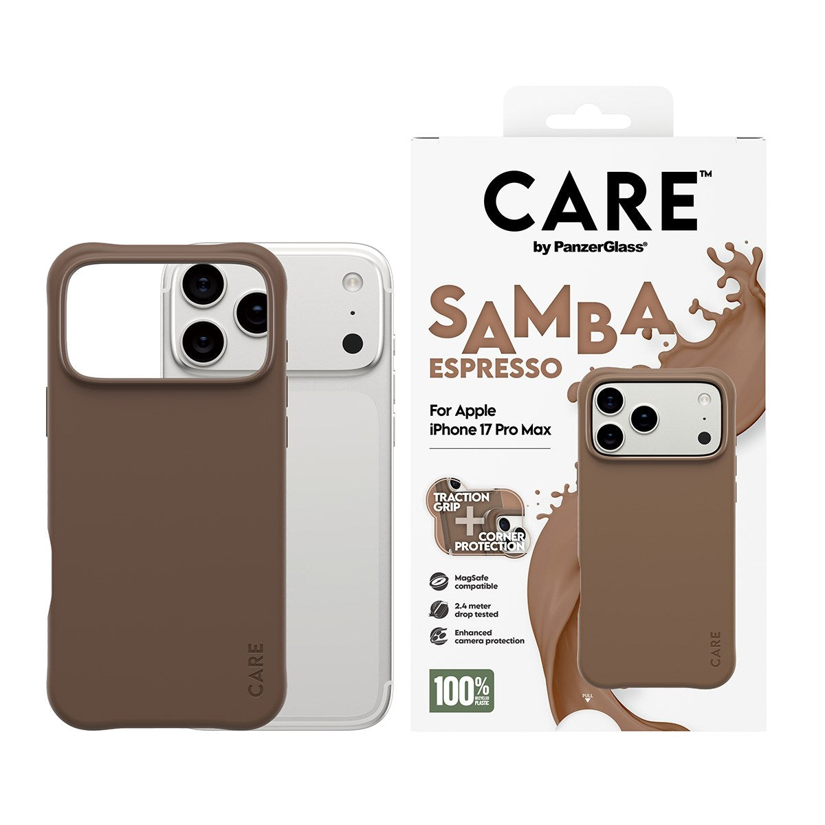 care-by-panzerglass-samba-case-espresso-mit-magsafe-iphone-17-pro-max image 2