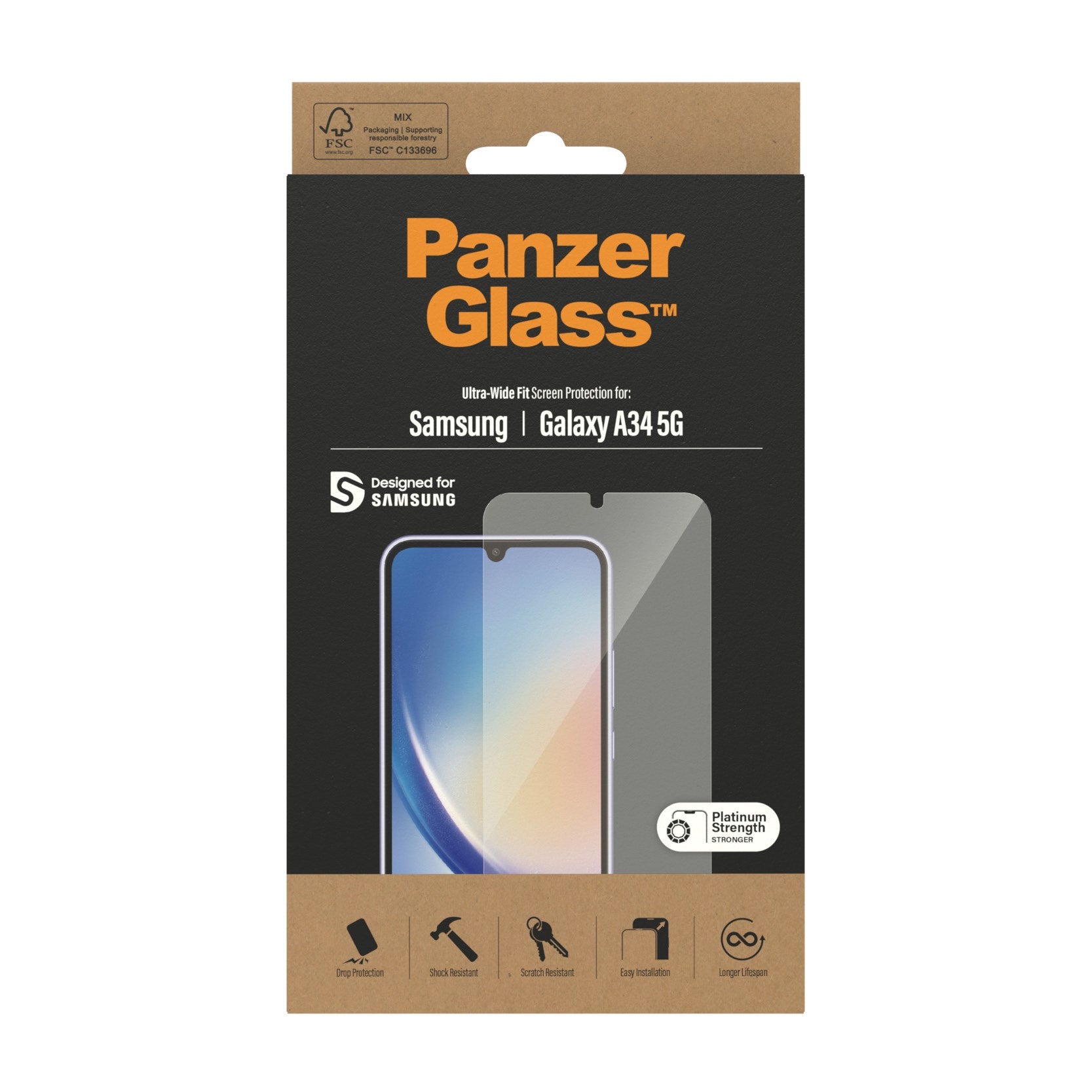 panzerglass-displayschutz-samsung-galaxy-a34-5g-ultra-wide-fit image 3