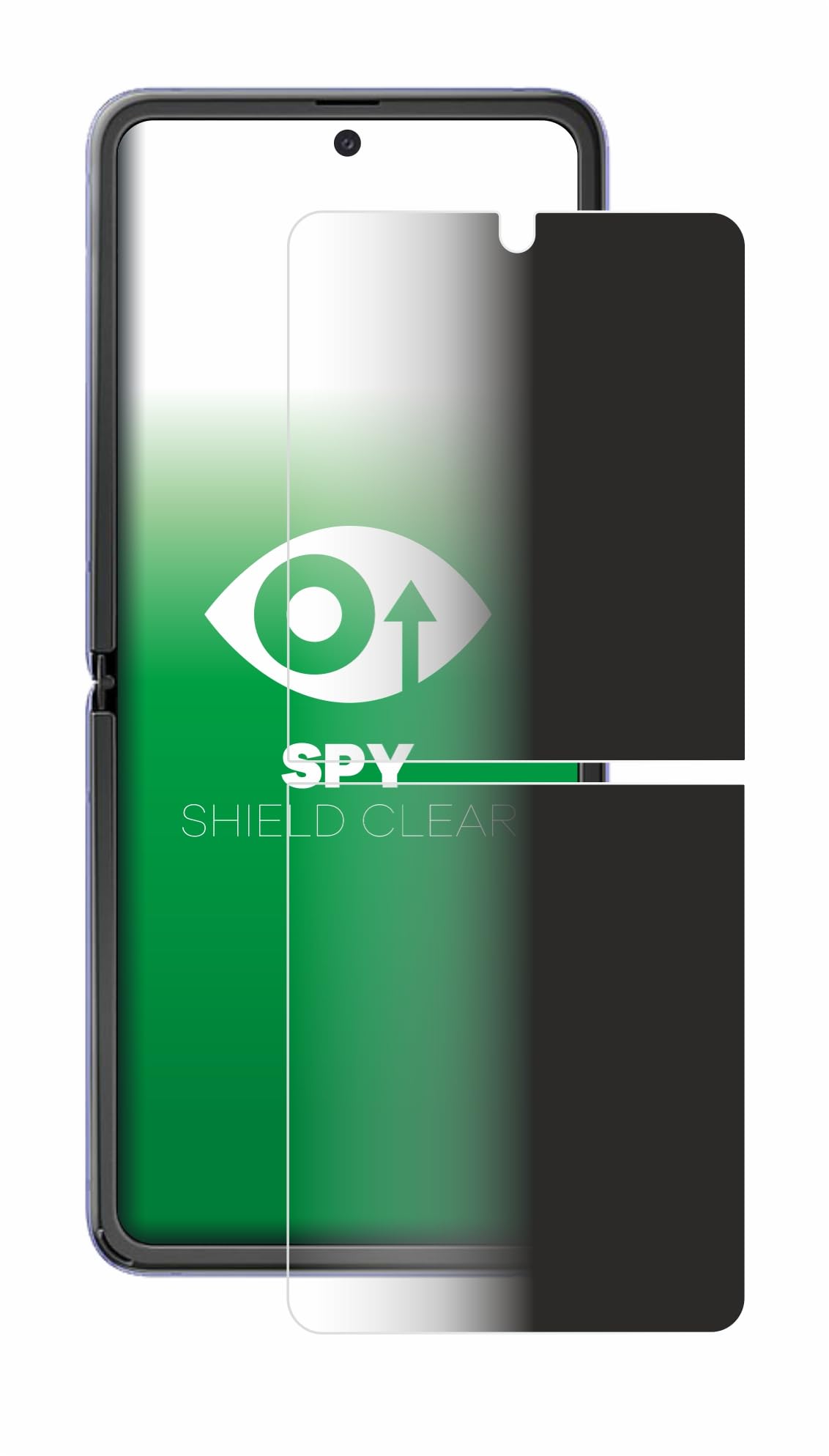 upscreen-blickschutzfolie-f-r-samsung-galaxy-z-flip-5g-spy-shield-clear image 2