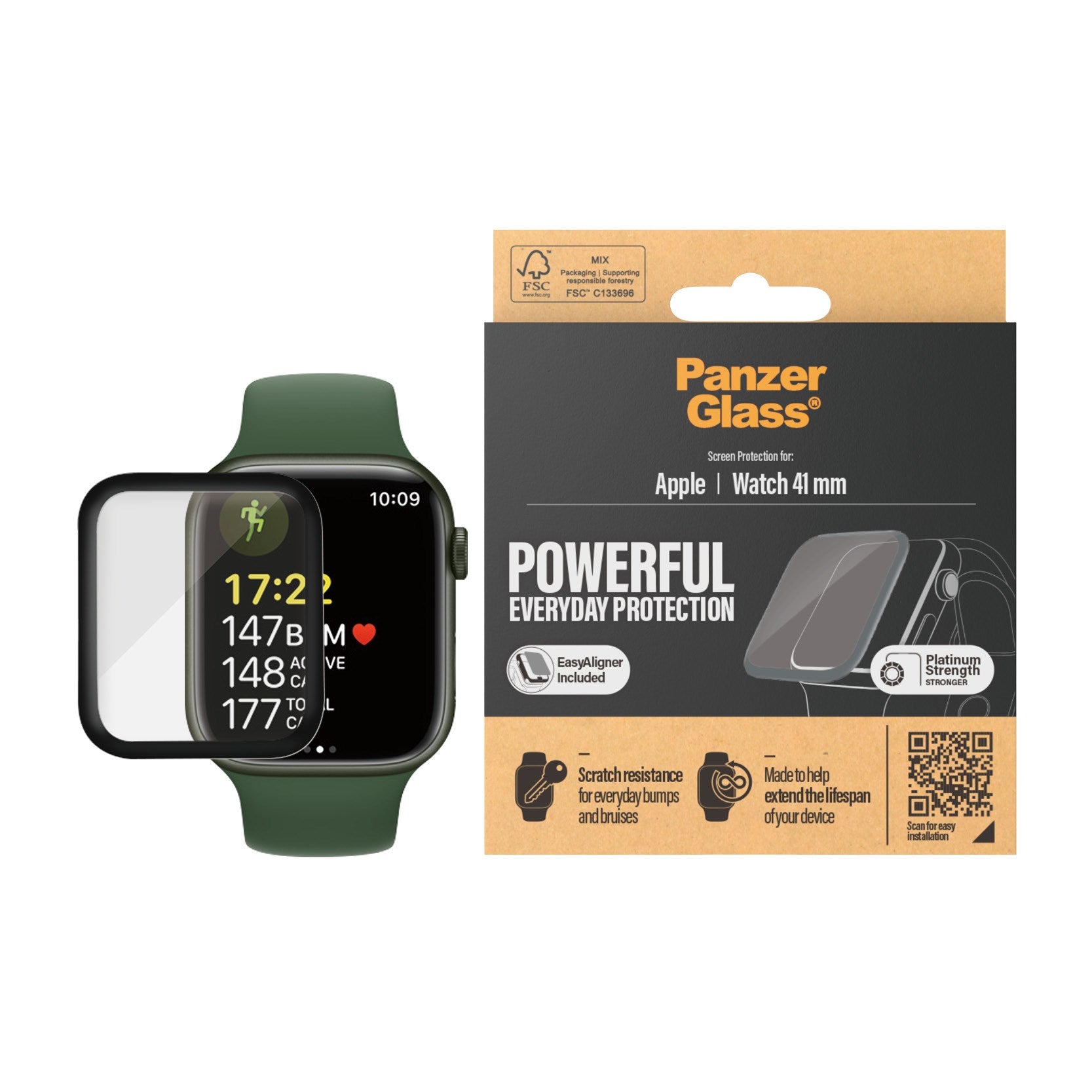 panzerglass-displayschutz-glas-apple-watch-series-9-8-7-41mm image 2