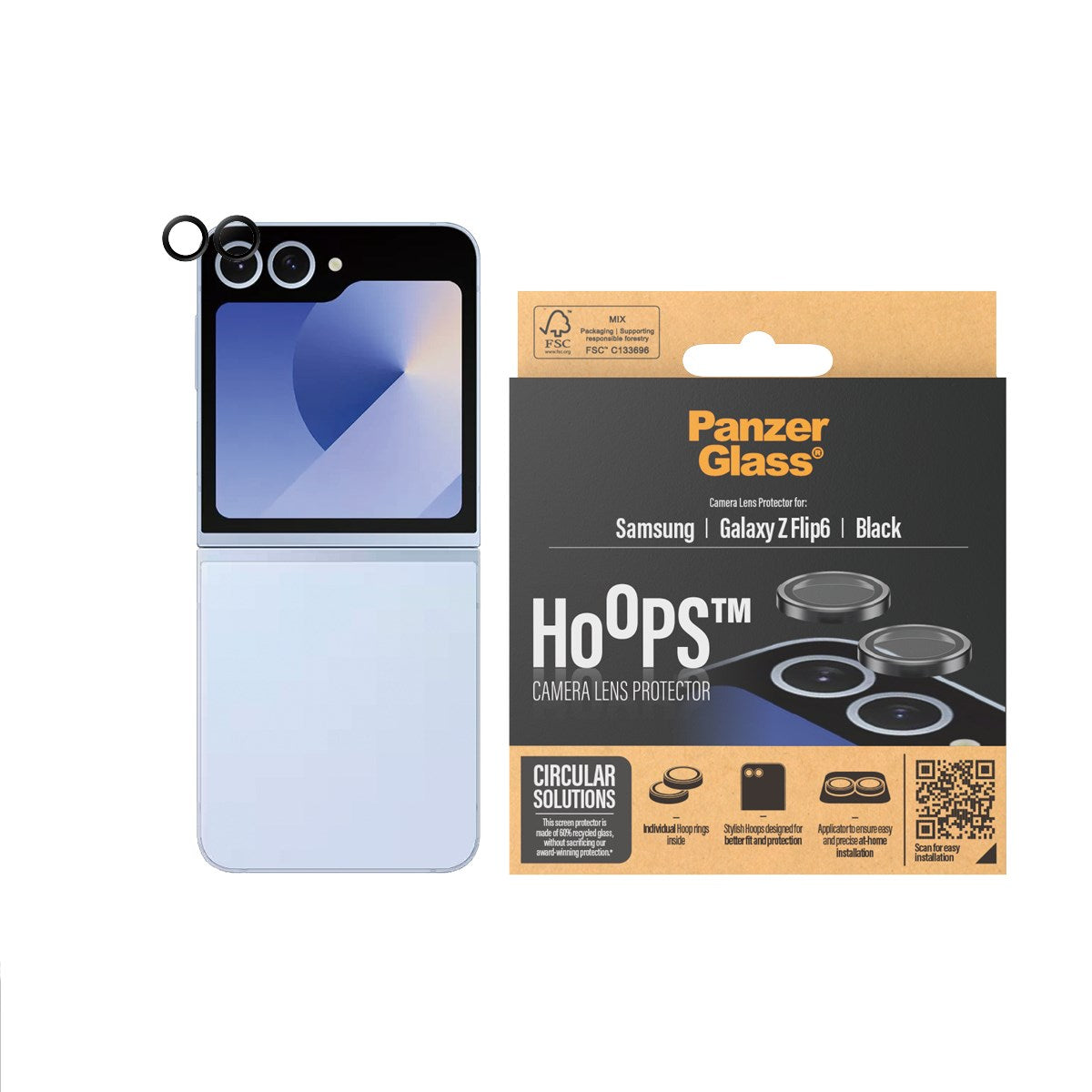 panzerglass-hoops-kameraschutz-schwarz-f-r-samsung-galaxy-z-flip6 image 2