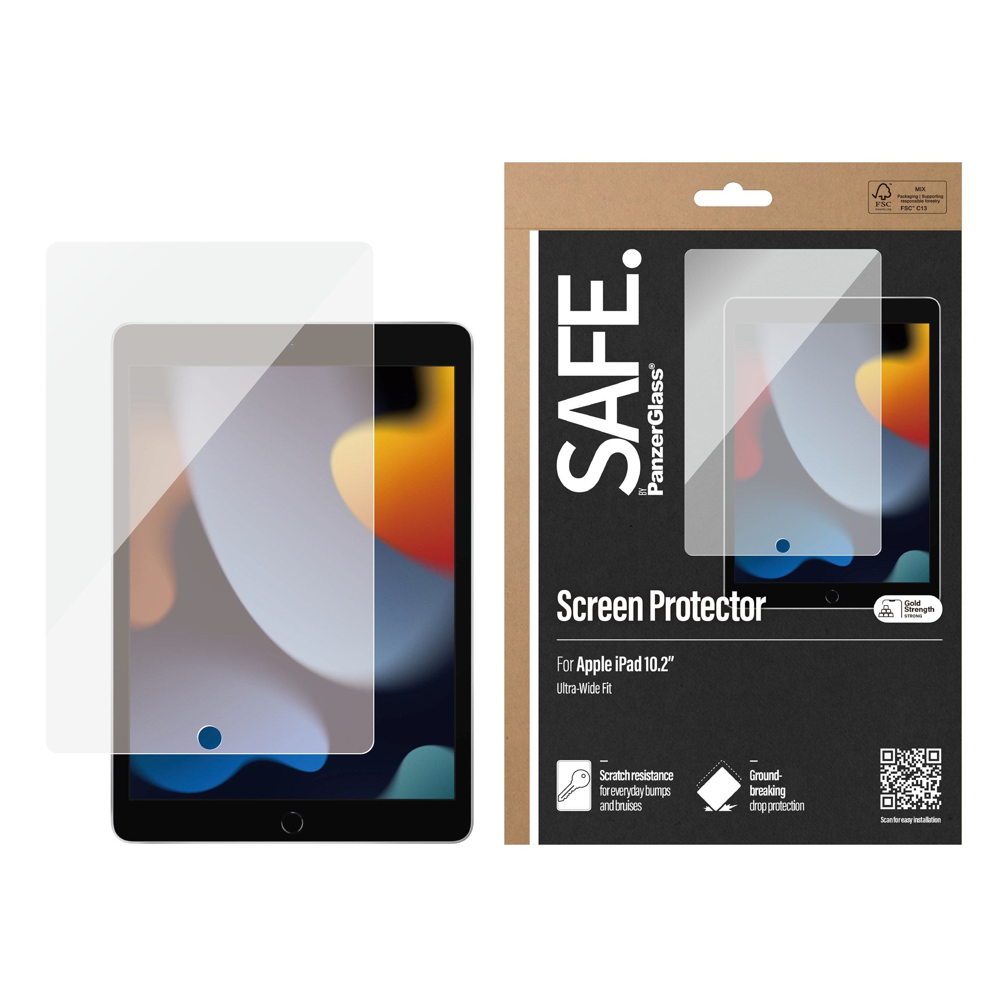 safe-by-panzerglass-displayschutz-ipad-10-2-2019-2021-ultra-wide-fit image 2