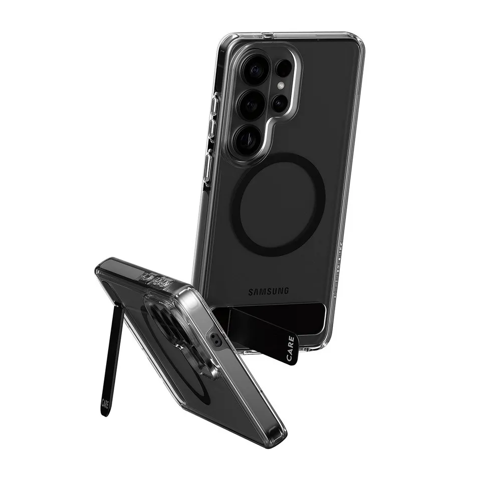 care-by-panzerglass-kickstand-case-transparent-mit-qi-f-r-samsung-galaxy-s26-ult image 1