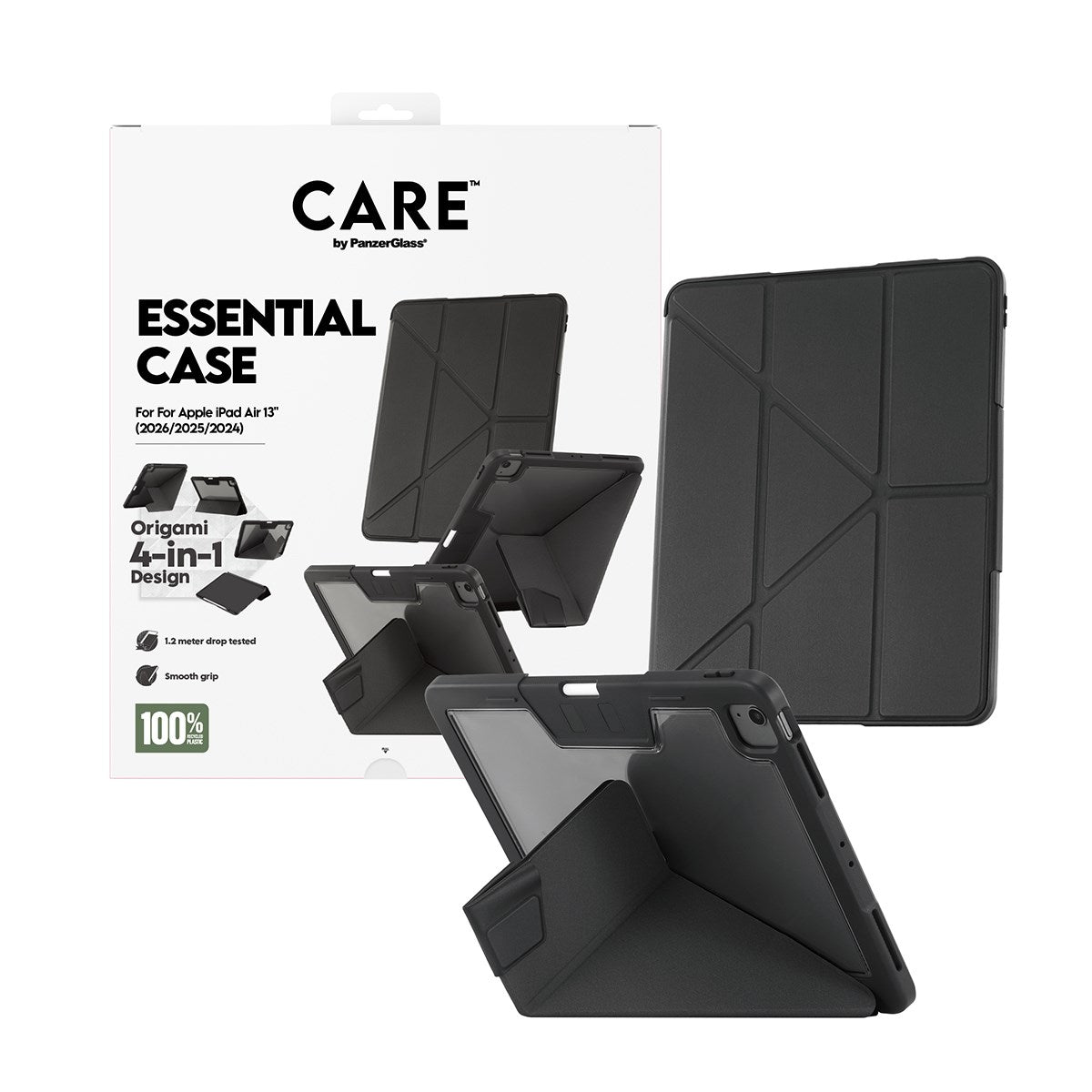 care-by-panzerglass-essential-case-schwarz-f-r-apple-ipad-air-13-2024-2026 image 5
