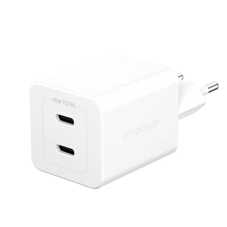 empower-by-panzerglass-turbo-45w-ladeger-t-2x-usb-c-eu-silber-wei image 1
