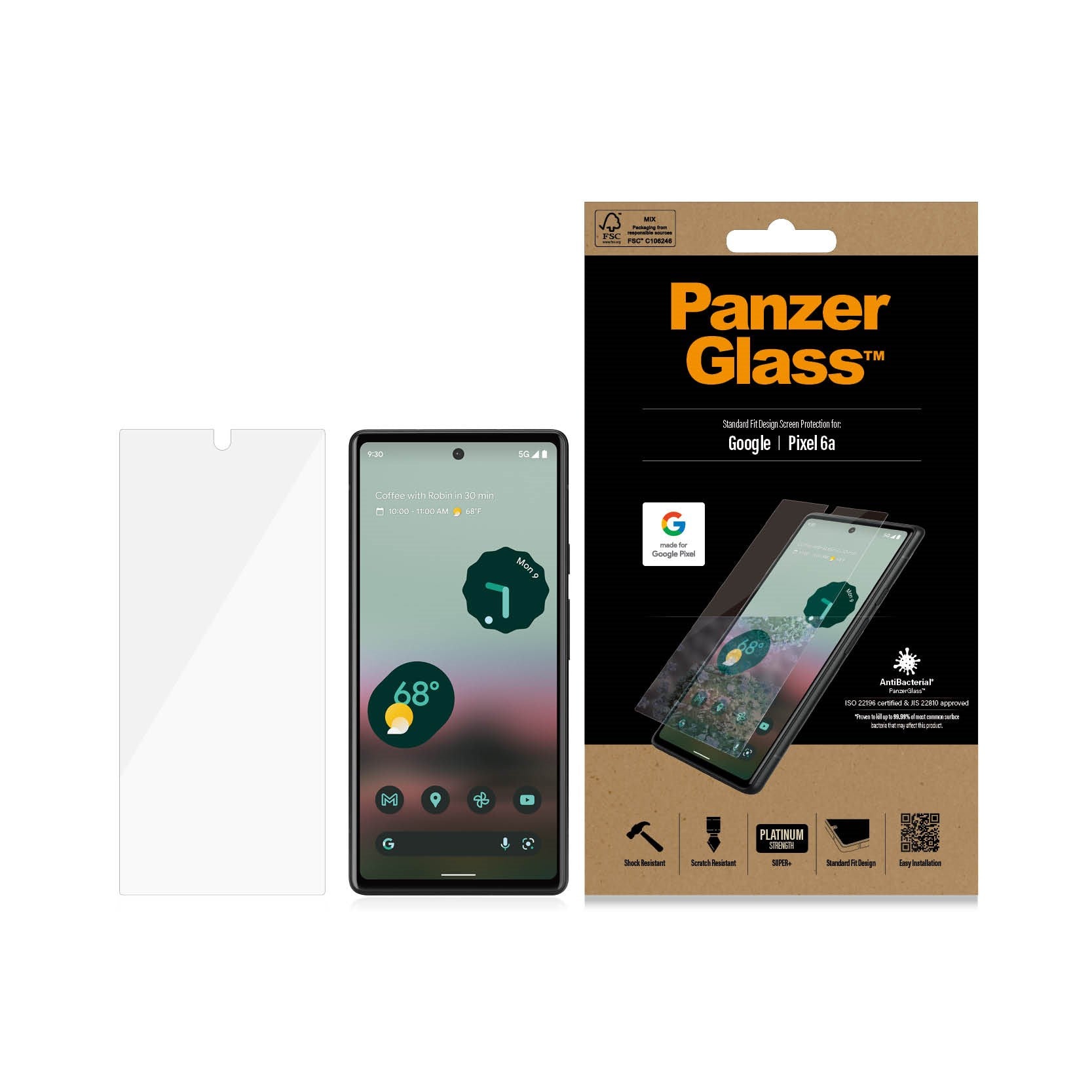 panzerglass-displayschutz-glas-google-pixel-6a image 3