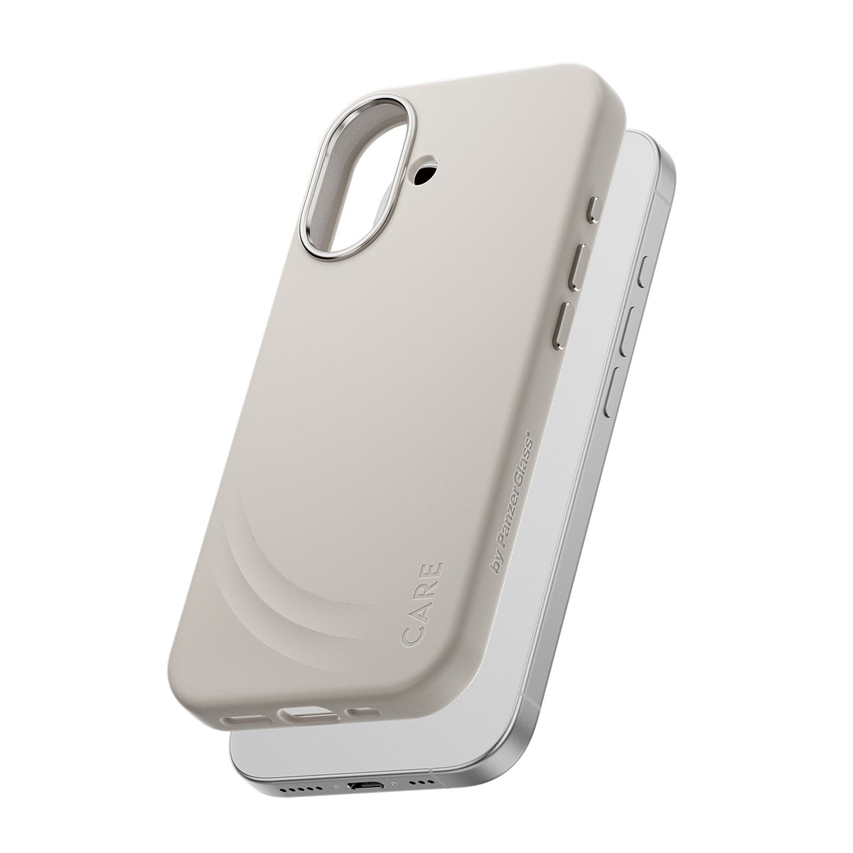 care-by-panzerglass-flow-case-vanilla-mit-haptic-button-magsafe-f-r-iphone-17 image 1