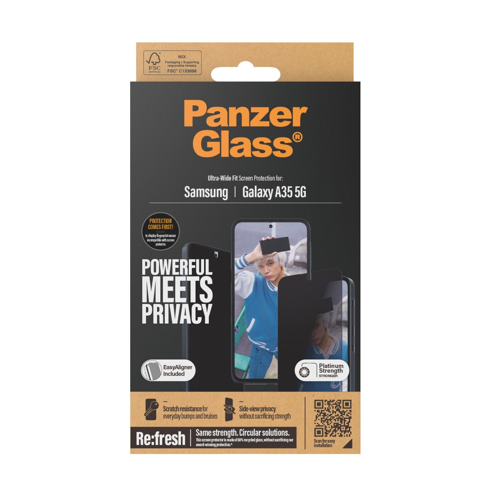 panzerglass-privacy-displayschutz-samsung-galaxy-a35-5g-ultra-wide-fit image 3