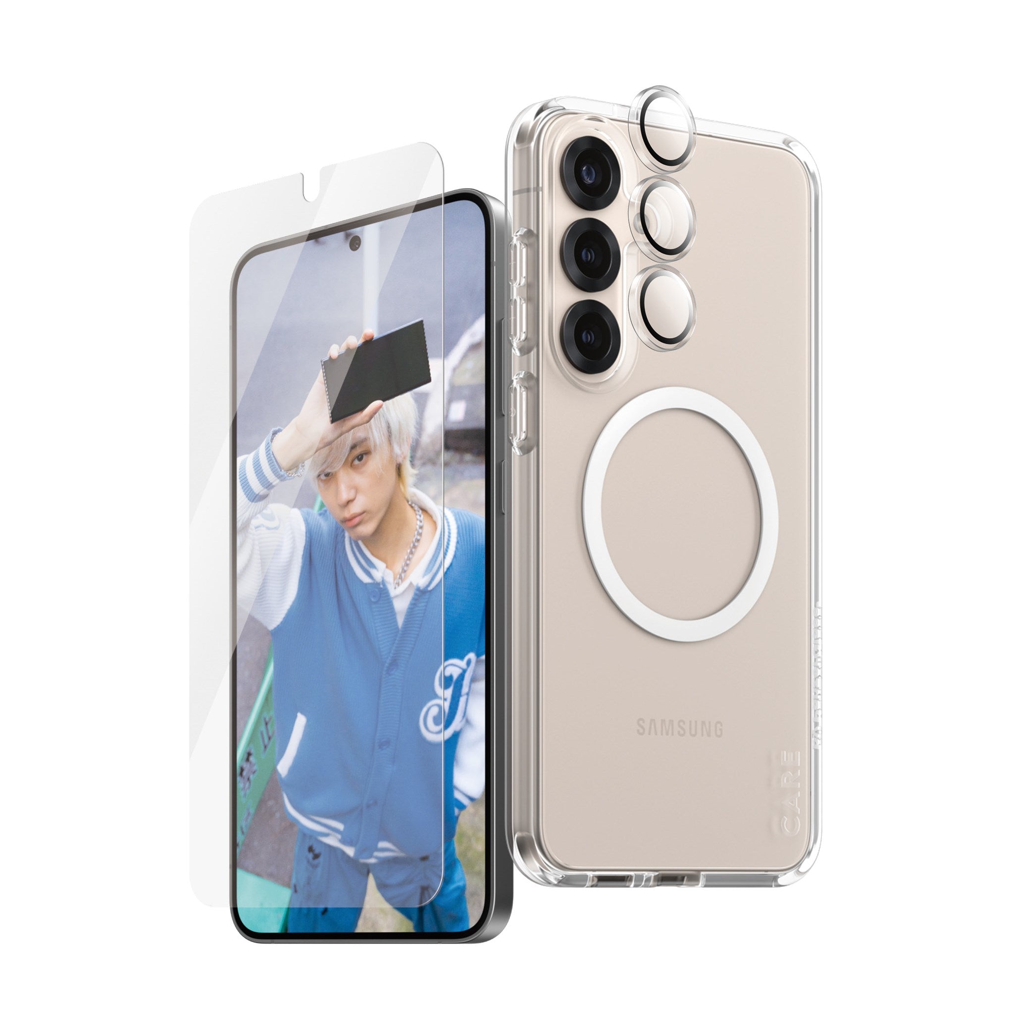 care-by-panzerglass-3-in-1-set-f-r-samsung-galaxy-s25-mit-ultra-wide-fit-glas image 1