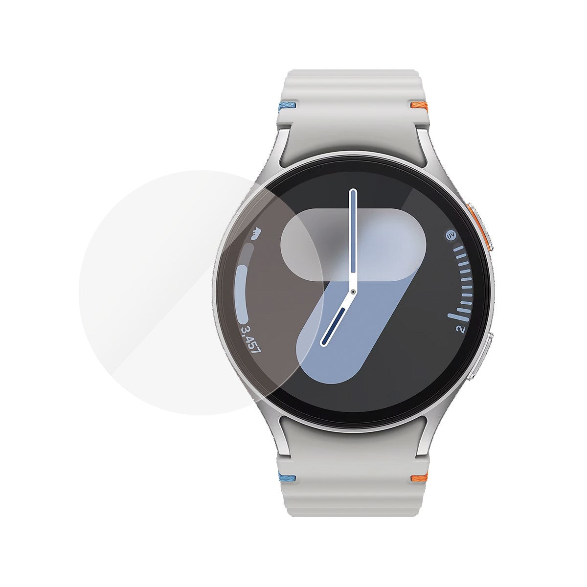 panzerglass-displayschutz-samsung-galaxy-watch8-watch7-44mm-ultra-wide-fit image 1
