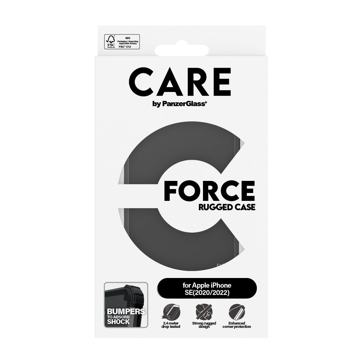 care-by-panzerglass-force-case-schwarz-f-r-iphone-se-2020-2022 image 3