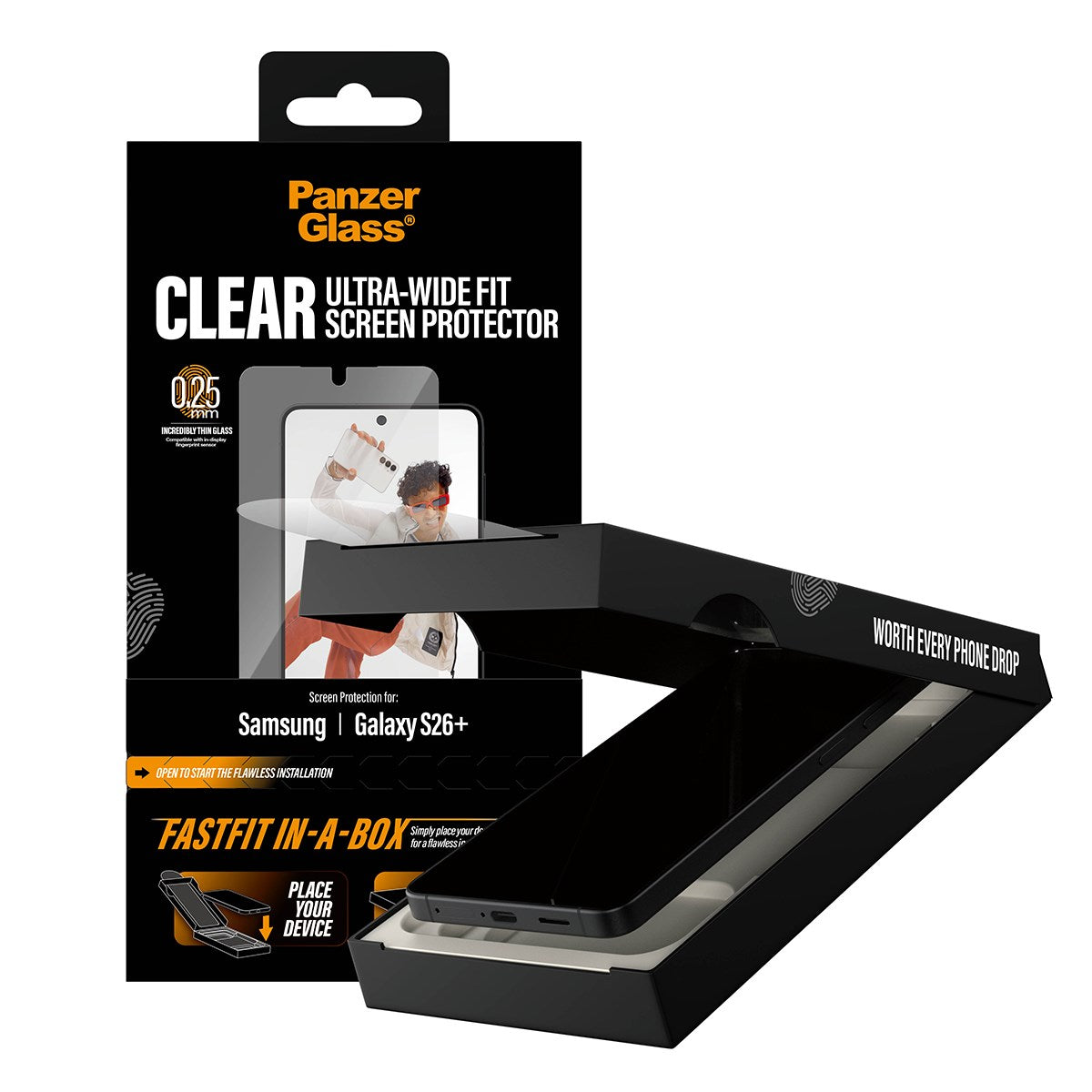 panzerglass-displayschutz-samsung-galaxy-s26-ultra-wide-fit-mit-fastfit-in-a-box-2 image 5